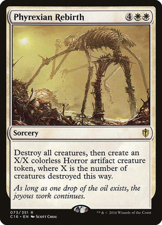 Phyrexian Rebirth [Commander 2016] | Cards and Coasters CA