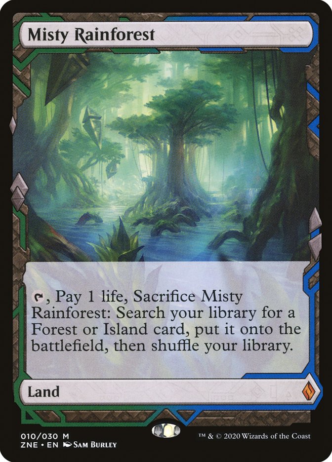 Misty Rainforest [Zendikar Rising Expeditions] | Cards and Coasters CA