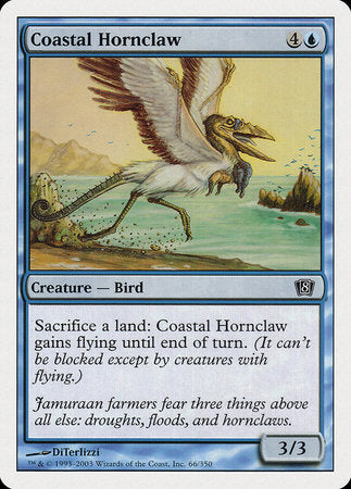 Coastal Hornclaw [Eighth Edition] | Cards and Coasters CA