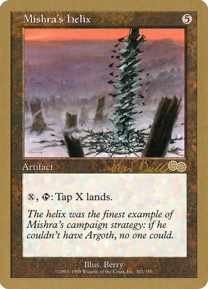 Mishra's Helix (Kai Budde) [World Championship Decks 1999] | Cards and Coasters CA