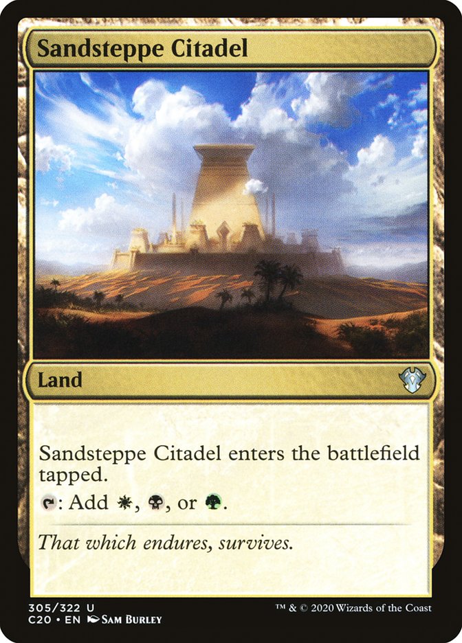 Sandsteppe Citadel [Commander 2020] | Cards and Coasters CA