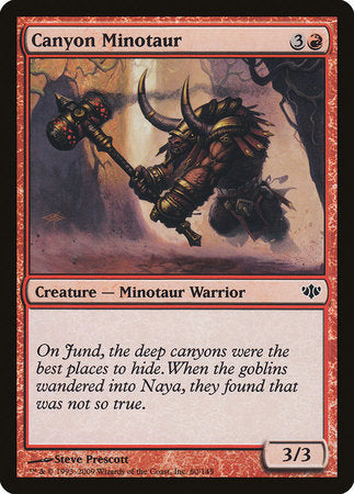 Canyon Minotaur [Conflux] | Cards and Coasters CA