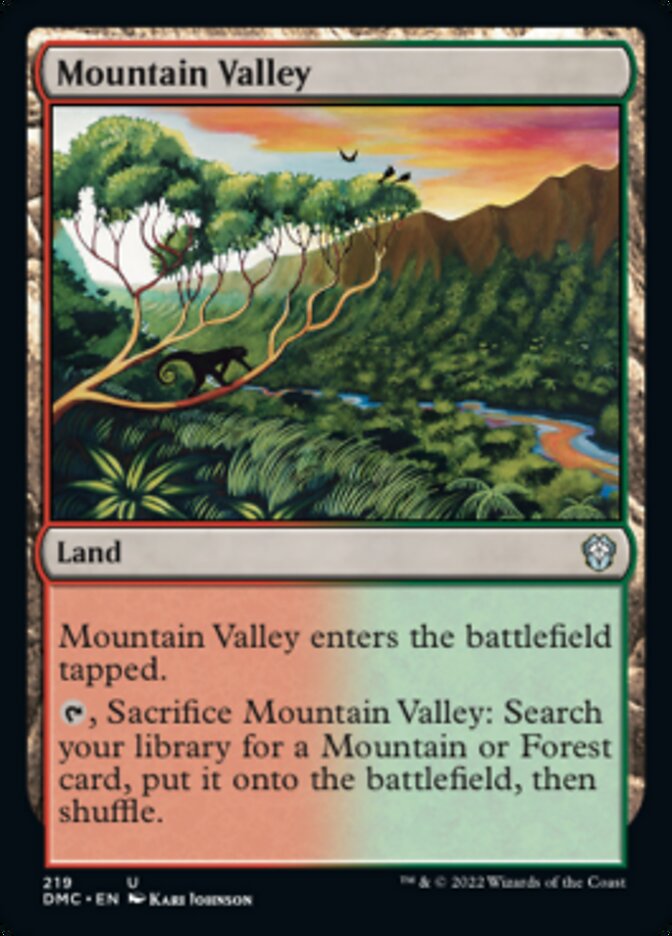 Mountain Valley [Dominaria United Commander] | Cards and Coasters CA