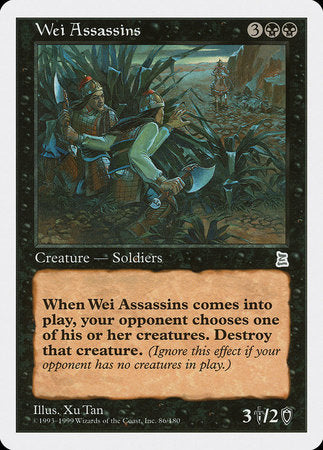 Wei Assassins [Portal Three Kingdoms] | Cards and Coasters CA