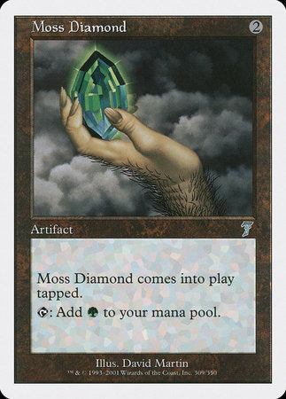 Moss Diamond [Seventh Edition] | Cards and Coasters CA