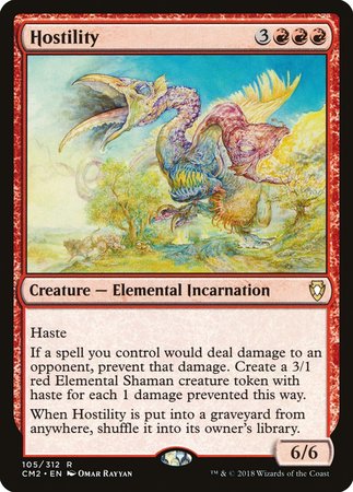 Hostility [Commander Anthology Volume II] | Cards and Coasters CA