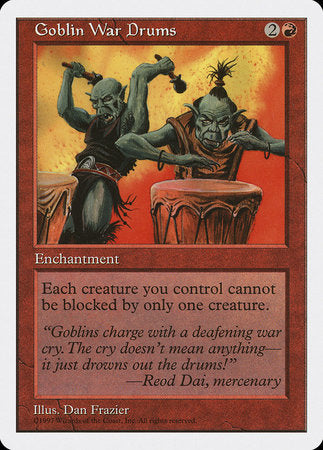 Goblin War Drums [Fifth Edition] | Cards and Coasters CA
