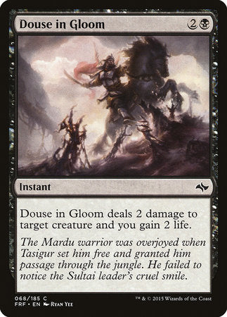 Douse in Gloom [Fate Reforged] | Cards and Coasters CA