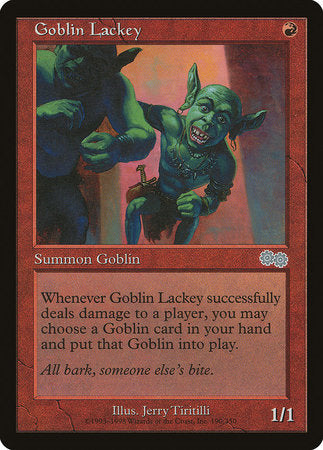 Goblin Lackey [Urza's Saga] | Cards and Coasters CA