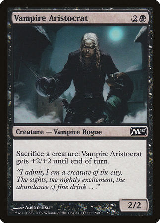 Vampire Aristocrat [Magic 2010] | Cards and Coasters CA