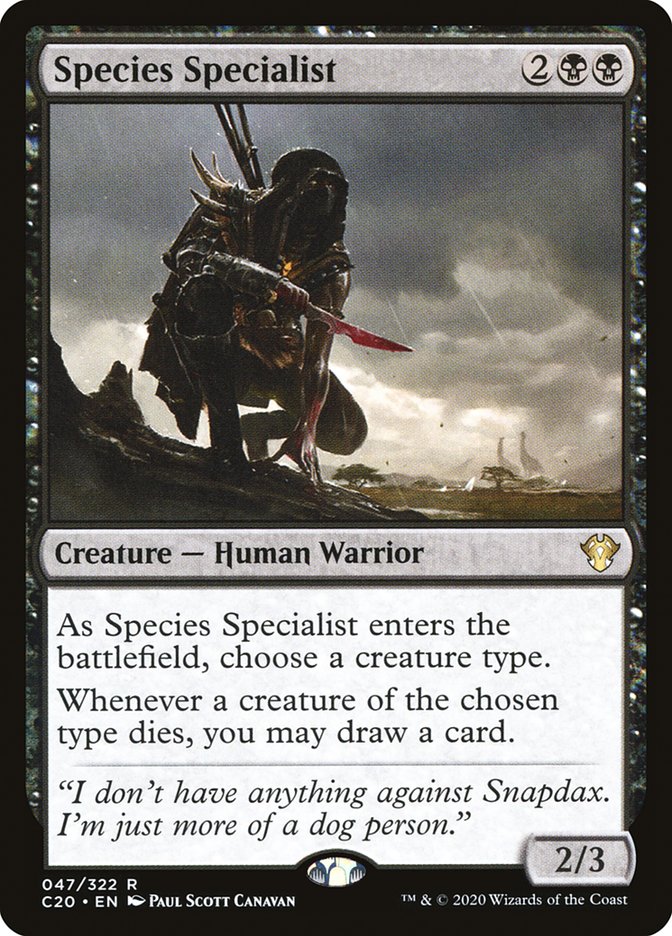 Species Specialist [Commander 2020] | Cards and Coasters CA