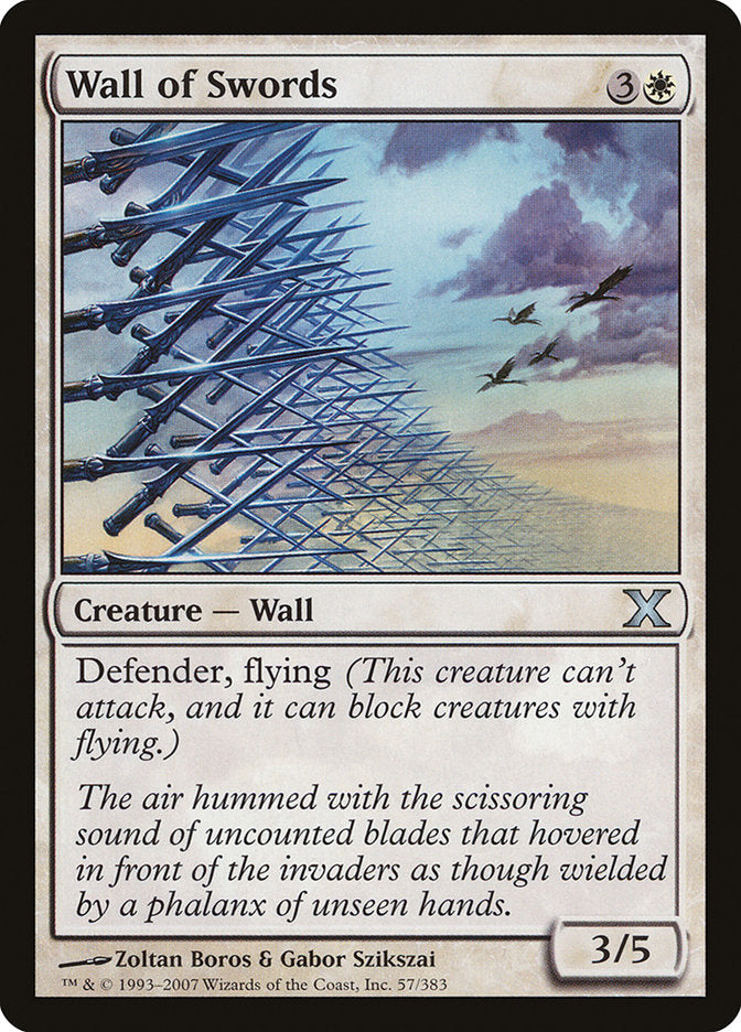 Wall of Swords [Tenth Edition] | Cards and Coasters CA