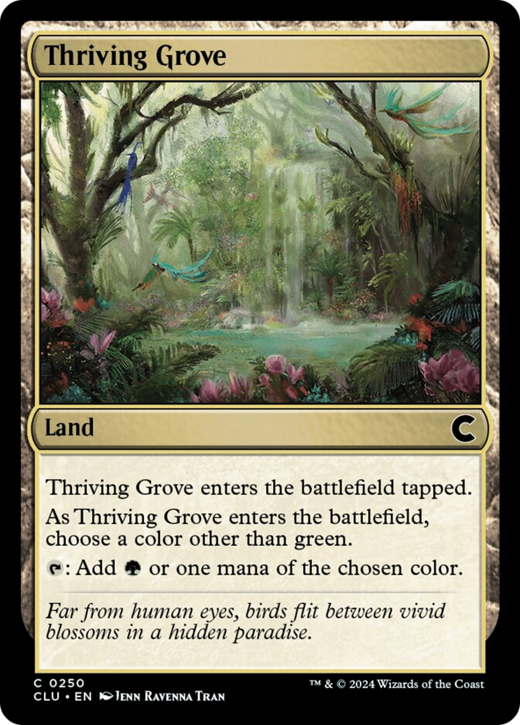 Thriving Grove [Ravnica: Clue Edition] | Cards and Coasters CA