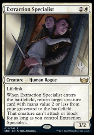Extraction Specialist (Promo Pack) [Streets of New Capenna Promos] | Cards and Coasters CA