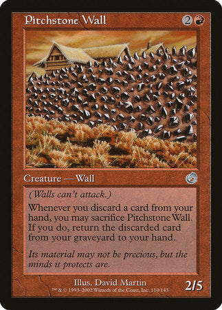 Pitchstone Wall [Torment] | Cards and Coasters CA