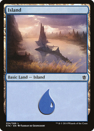 Island (254) [Khans of Tarkir] | Cards and Coasters CA