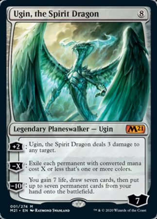 Ugin, the Spirit Dragon [Core Set 2021] | Cards and Coasters CA