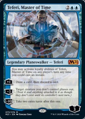 Teferi, Master of Time [Core Set 2021] | Cards and Coasters CA