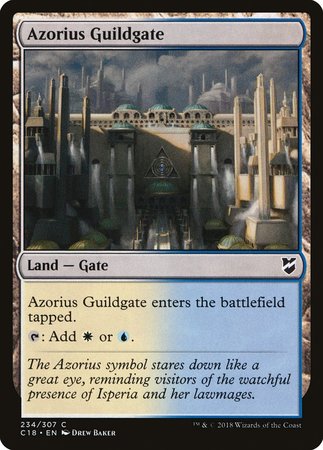 Azorius Guildgate [Commander 2018] | Cards and Coasters CA