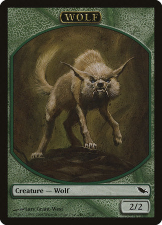 Wolf Token [Shadowmoor Tokens] | Cards and Coasters CA