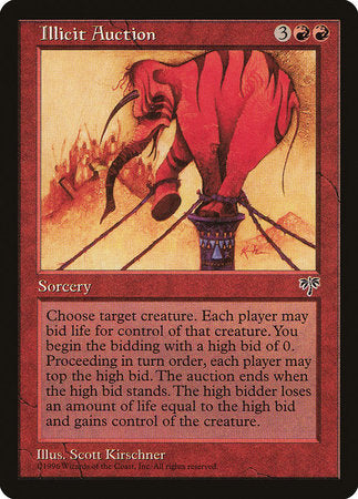 Illicit Auction [Mirage] | Cards and Coasters CA