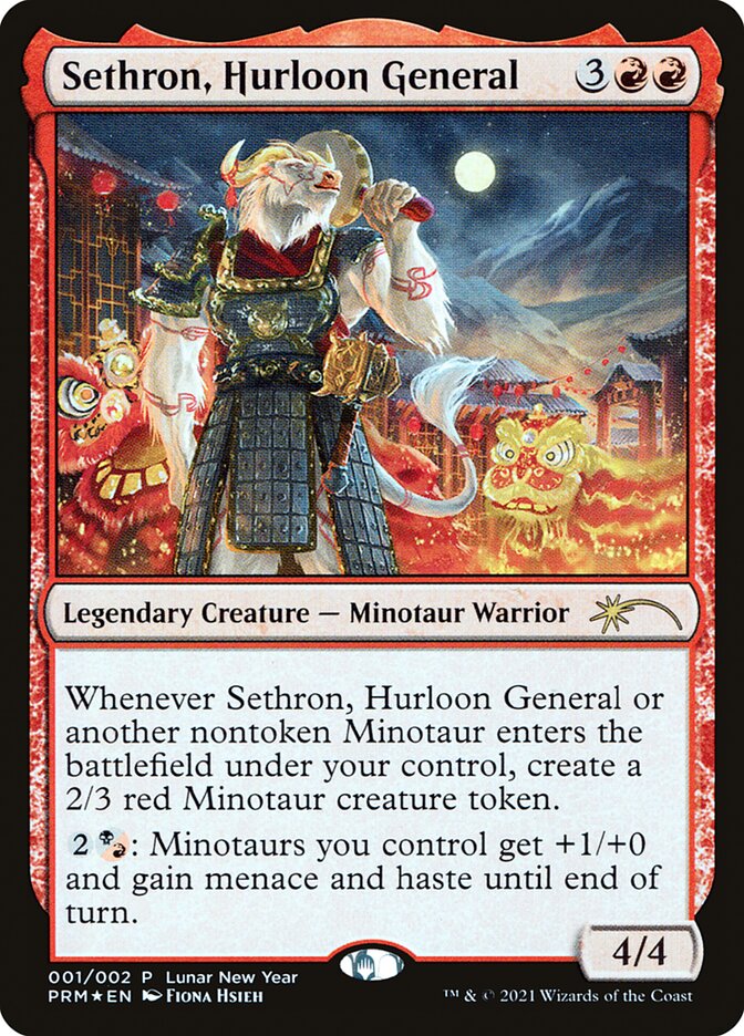 Sethron, Hurloon General [Year of the Ox 2021] | Cards and Coasters CA