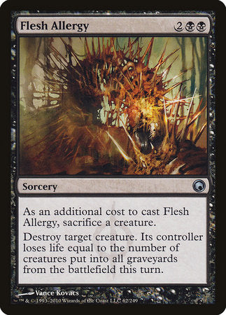 Flesh Allergy [Scars of Mirrodin] | Cards and Coasters CA