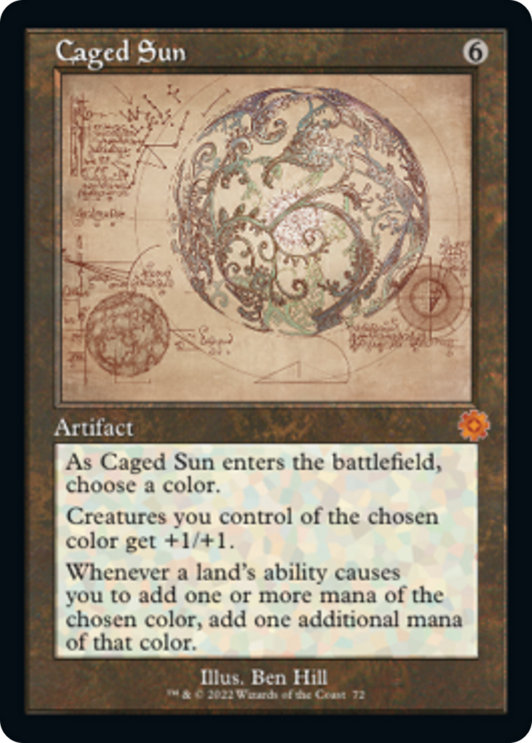 Caged Sun (Retro Schematic) [The Brothers' War Retro Artifacts] | Cards and Coasters CA