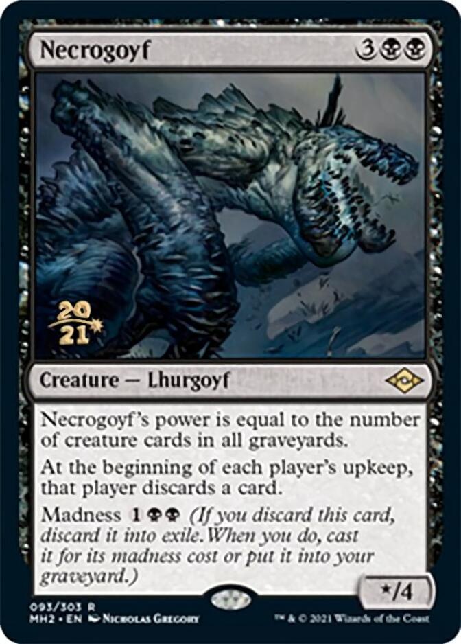 Necrogoyf [Modern Horizons 2 Prerelease Promos] | Cards and Coasters CA