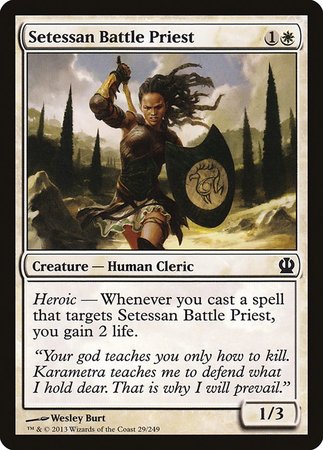 Setessan Battle Priest [Theros] | Cards and Coasters CA