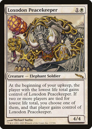 Loxodon Peacekeeper [Mirrodin] | Cards and Coasters CA