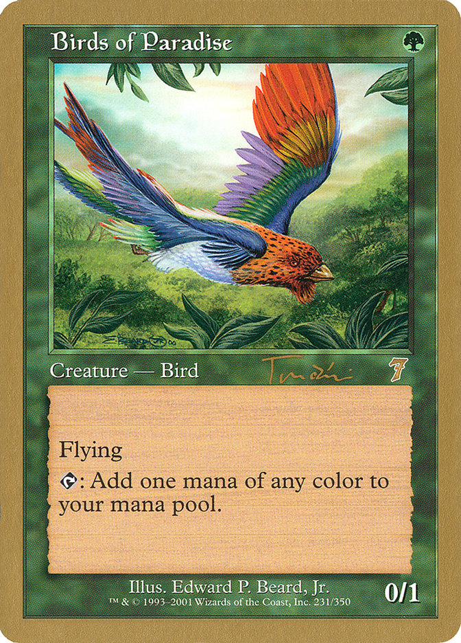 Birds of Paradise (Jan Tomcani) [World Championship Decks 2001] | Cards and Coasters CA