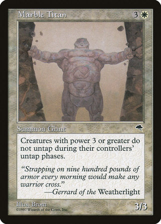 Marble Titan [Tempest] | Cards and Coasters CA