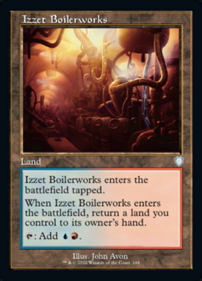 Izzet Boilerworks (Retro) [The Brothers' War Commander] | Cards and Coasters CA