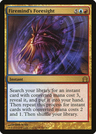 Firemind's Foresight [Return to Ravnica] | Cards and Coasters CA