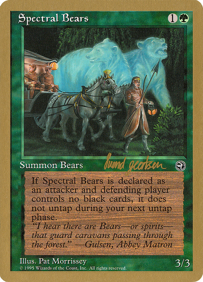 Spectral Bears (Svend Geertsen) [World Championship Decks 1997] | Cards and Coasters CA