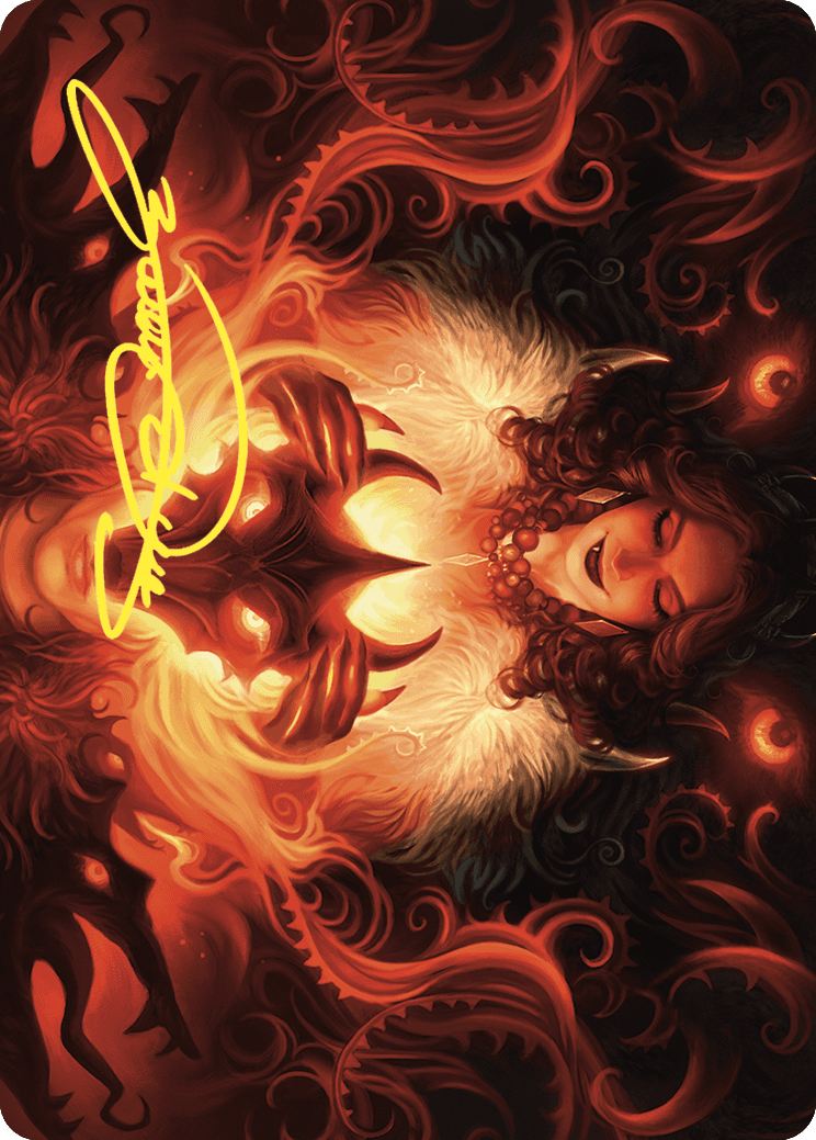 Witch's Mark Art Card (Gold-Stamped Signature) [Wilds of Eldraine Art Series] | Cards and Coasters CA
