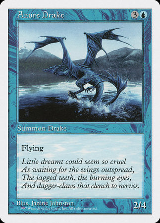 Azure Drake [Fifth Edition] | Cards and Coasters CA
