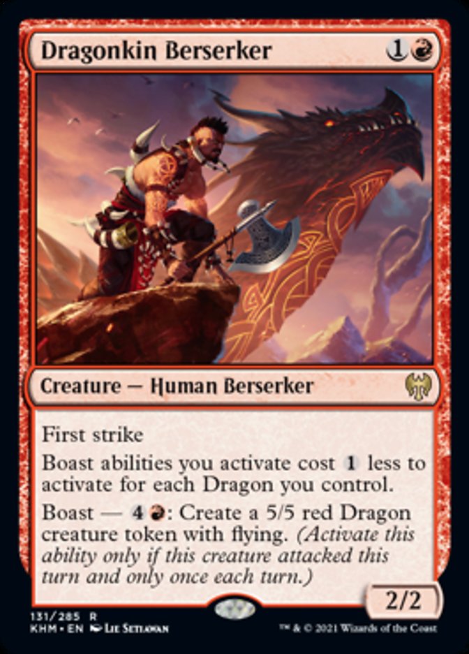 Dragonkin Berserker [Kaldheim] | Cards and Coasters CA