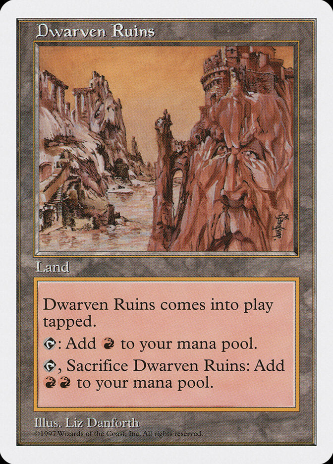 Dwarven Ruins [Fifth Edition] | Cards and Coasters CA