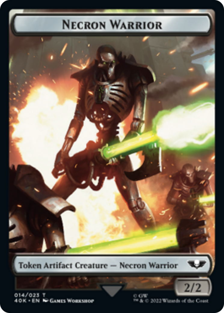 Necron Warrior // Insect [Universes Beyond: Warhammer 40,000 Tokens] | Cards and Coasters CA