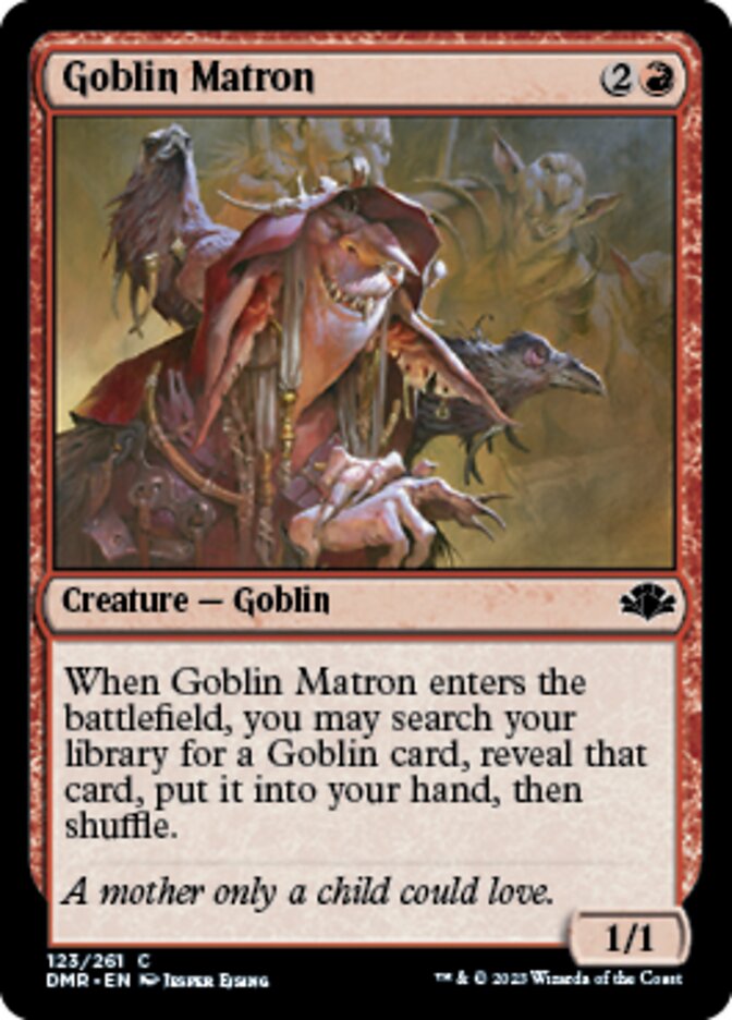 Goblin Matron [Dominaria Remastered] | Cards and Coasters CA