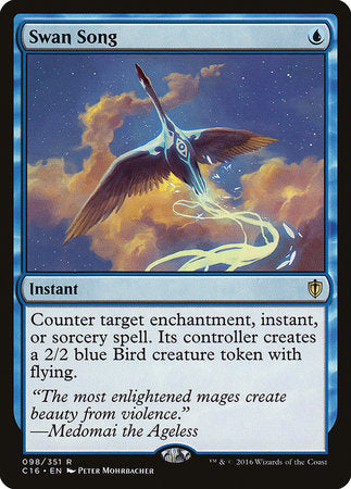 Swan Song [Commander 2016] | Cards and Coasters CA