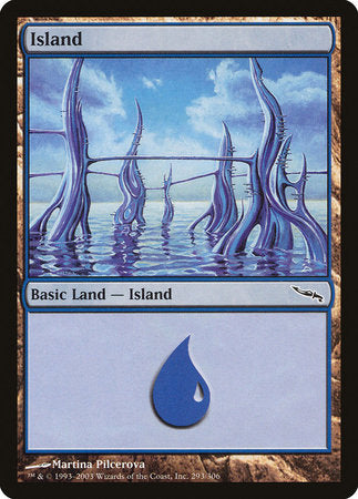 Island (293) [Mirrodin] | Cards and Coasters CA