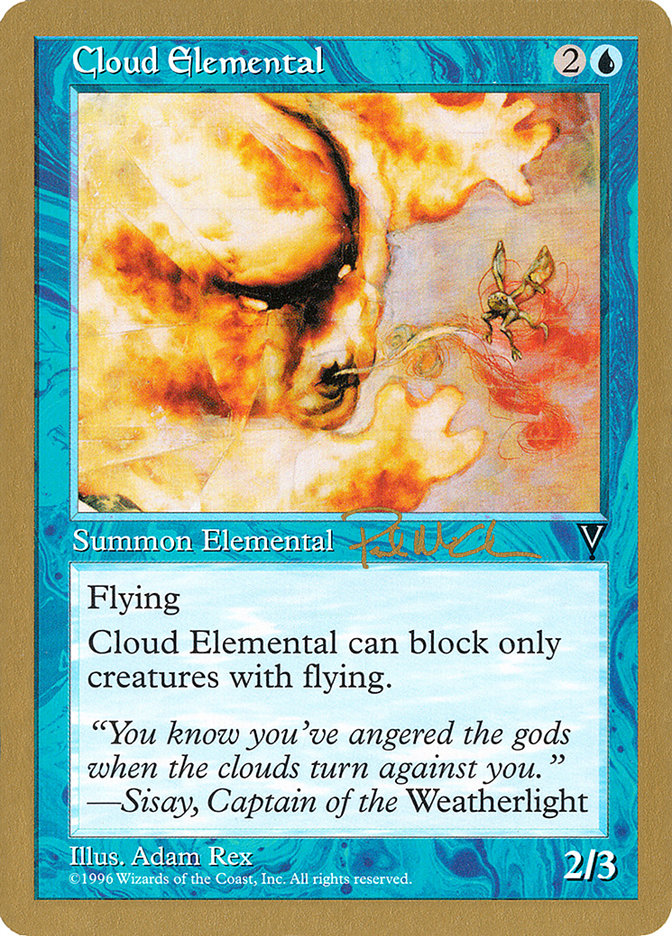 Cloud Elemental (Paul McCabe) [World Championship Decks 1997] | Cards and Coasters CA