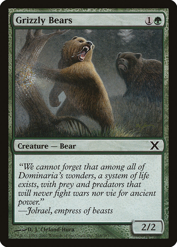 Grizzly Bears [Tenth Edition] | Cards and Coasters CA