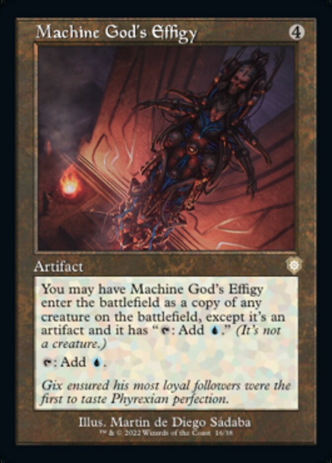 Machine God's Effigy (Retro) [The Brothers' War Commander] | Cards and Coasters CA