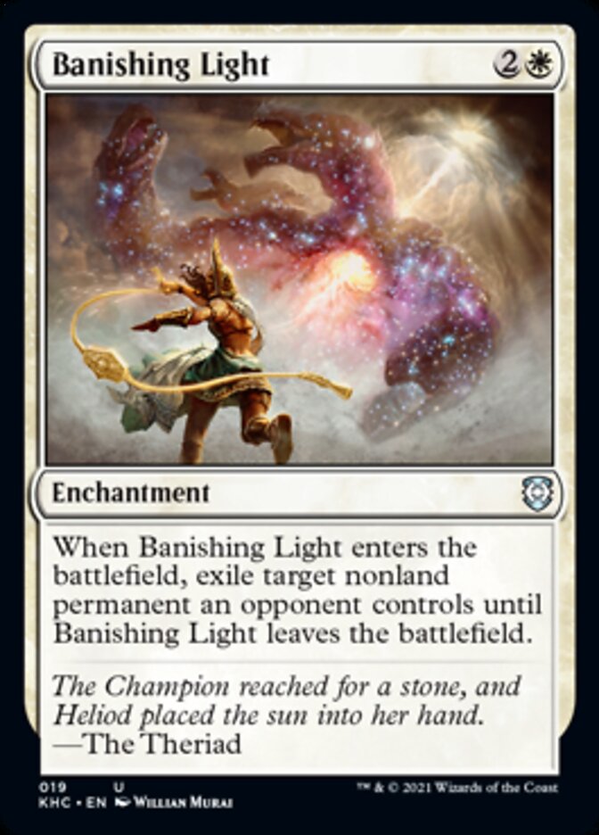 Banishing Light [Kaldheim Commander] | Cards and Coasters CA