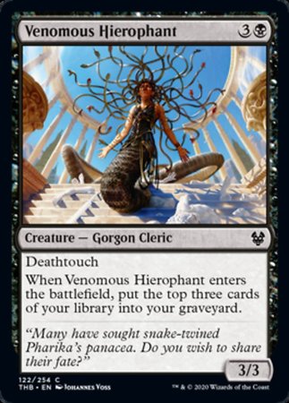 Venomous Hierophant [Theros Beyond Death] | Cards and Coasters CA