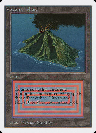 Volcanic Island [Unlimited Edition] | Cards and Coasters CA